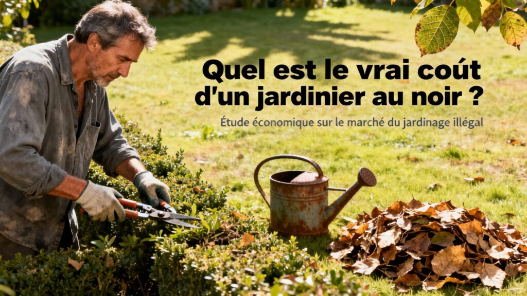 Quel est le vrai coût d'un jardinier au noir ?