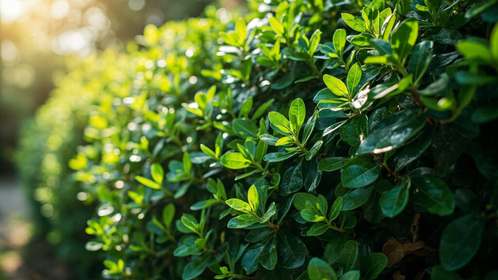 Euonymus japonicus, le fusain du japon pour haies et massifs sans aucun texte