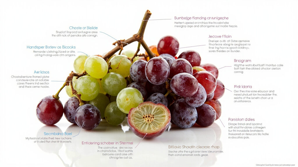 La grappe de raisin : structure, usages et bienfaits avec texte